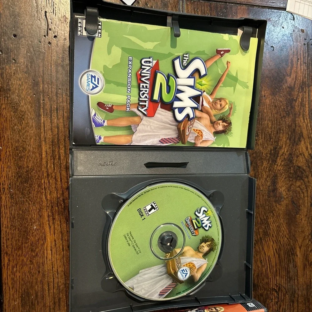 The Sims 2 Expansion Pack Lot University & Open For Business PC Game 2006